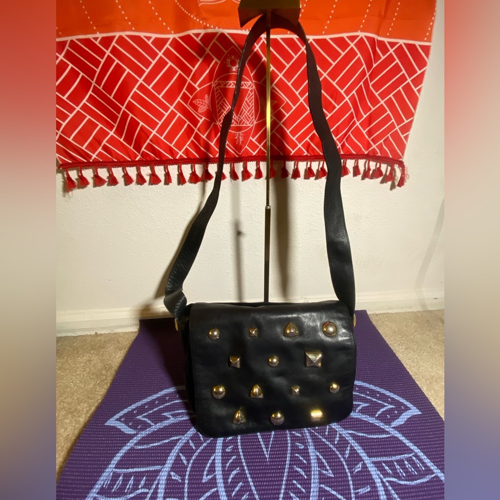Authentic Italian Hand Made Leather Studded Purse